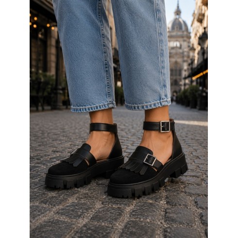 Sandale casual CORINA din piele naturală